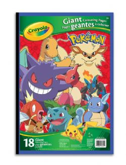 CRAYOLA - PAGES GÉANTES A COLORIER - POKÉMON